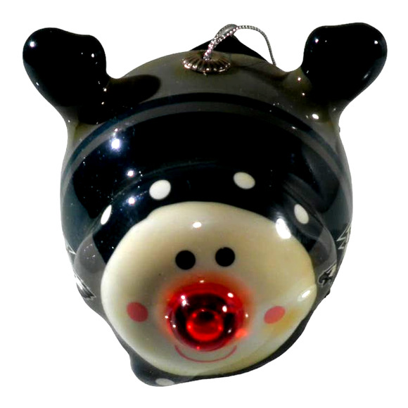 Philadelphia Eagles Snowman Ornament 4.5" x 3.5" x 3.5", Lighted, Need Batteries - Picture 2 of 6